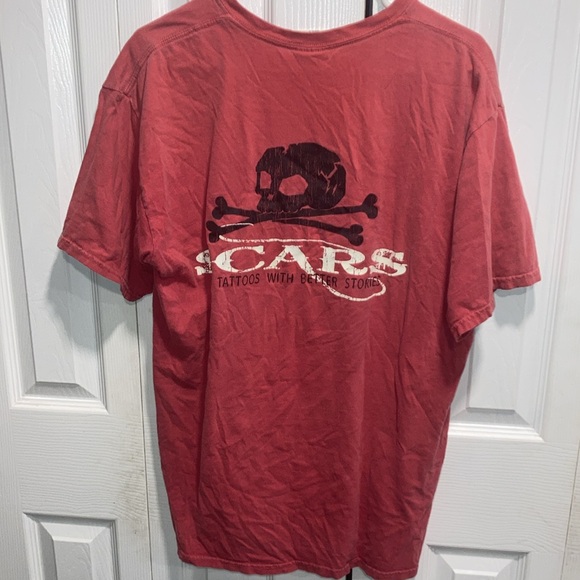 Men scars skull tee size L - Picture 4 of 5